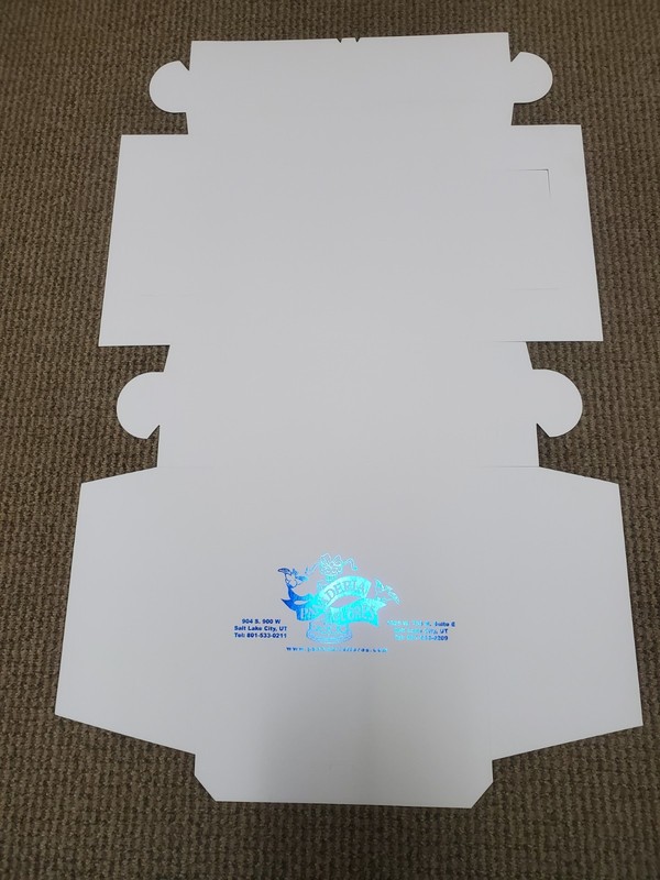 100 blank White Cardboard Cake Box 10x10x5 gallery
