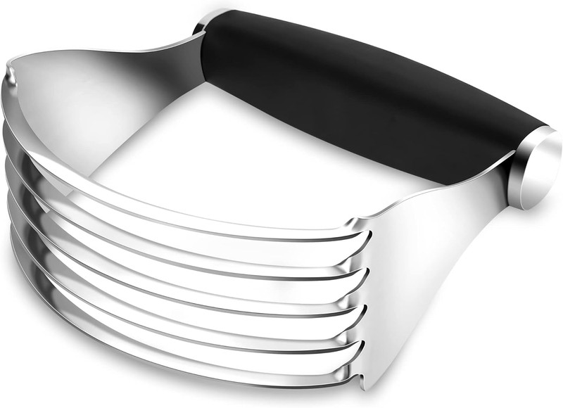 XL Pastry Cutter for Baking, Heavy Duty Pastry Blender Stainless Steel, Thick Sh