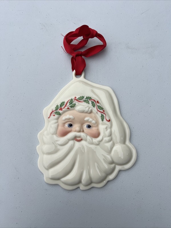 Vintage Lenox Holiday Santa Claus Cookie Press Excellent Condition gallery