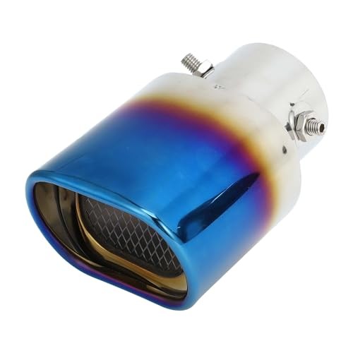 Exhaust Tip, 2.4" Inlet 3.7" Outlet 5.3" Length Tailpipe Universal for Car gallery