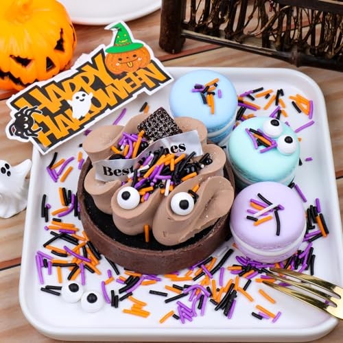 Halloween Sprinkles, 11.3oz - 4 Types - Edible Cake Decorations - Candy gallery