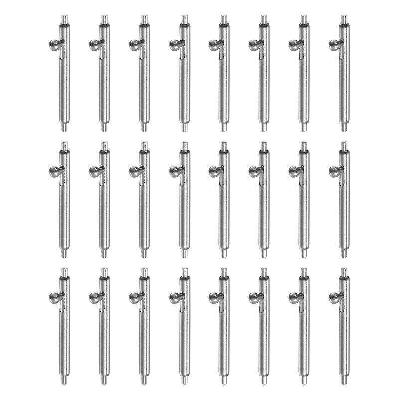 24pcs 14mm Quick Release Beads 1.5mm Diameter Stainless Steel for Watches