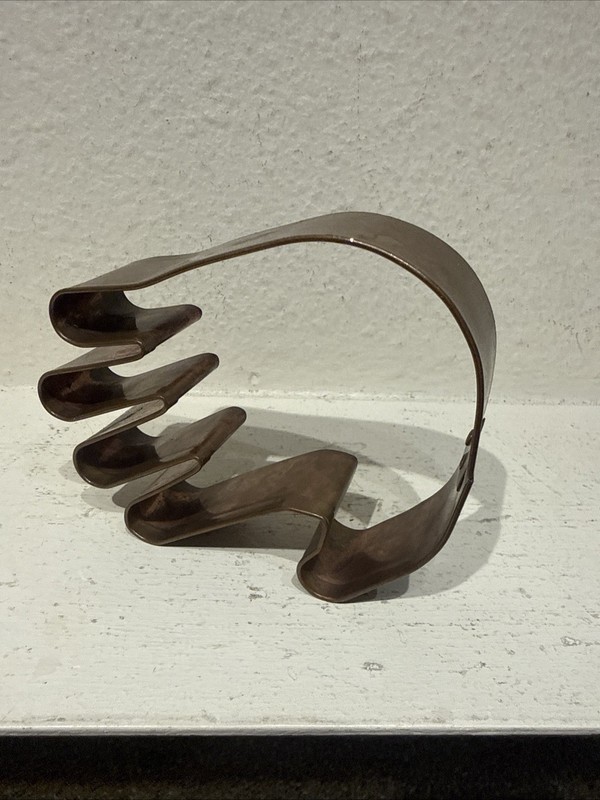vintage copper hand mold cookie cutter baking baker bake body part gallery