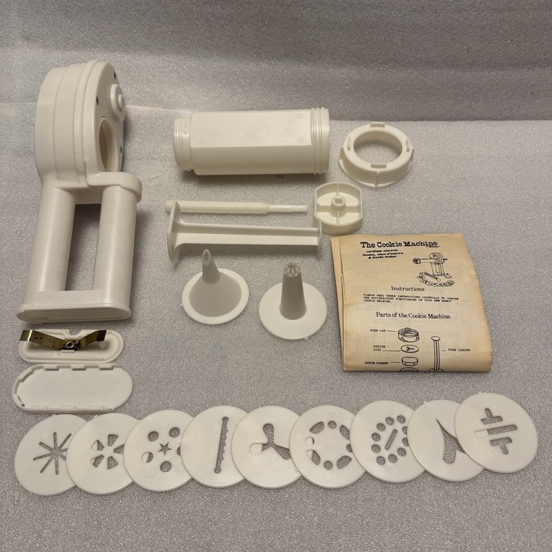 Vintage The Cookie Machine by Ronco 1976. No Box but Complete Machine. UNTESTED
