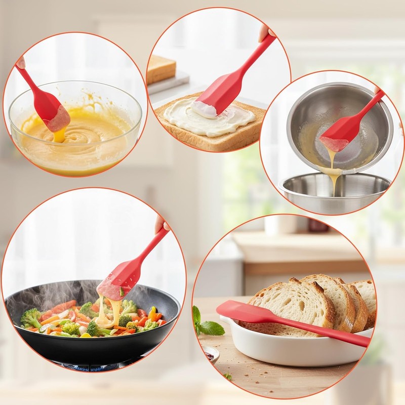 30 Pcs Mini Silicone Spatulas Bulk 8.3 Inch Mini Spatulas Heat Resistant gallery