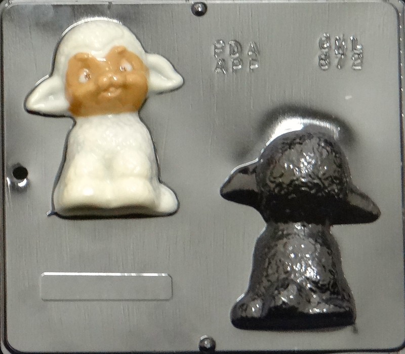 4 1/4" Lamb Assembly Chocolate Candy Mold Easter 872 NEW