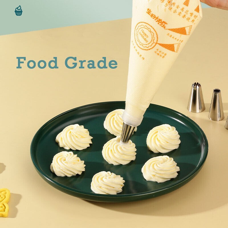 100pc Disposable Pastry Piping Bag Icing Decorating Bags for Cake Cupcake Cookie gallery