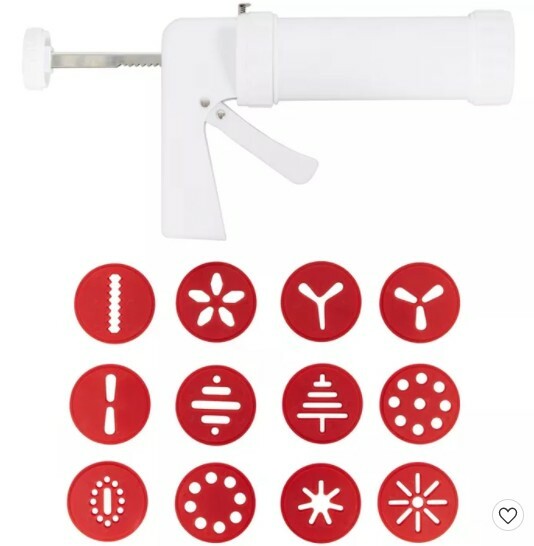 Wilton Cookie Press with 12 Assorted Discs. NEW 🌷 gallery