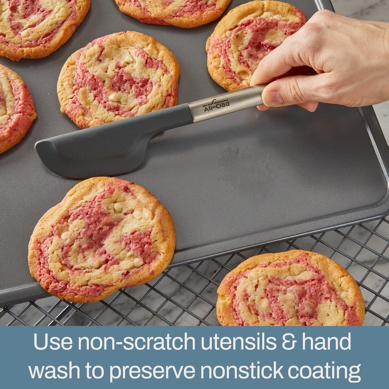 All-Clad Pro-Release Nonstick Bakeware Cookie Sheet Pan 17X11.75 Inch Oven Safe gallery