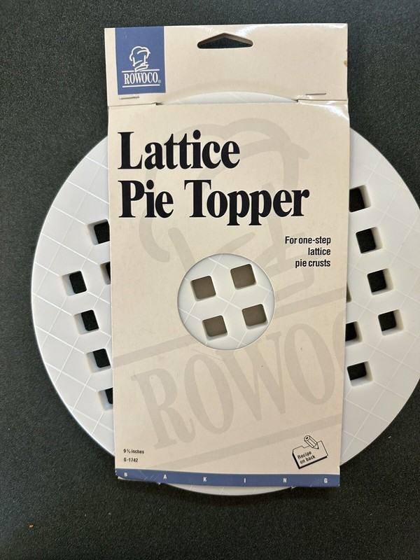 Wilton Rowoco PIE TOPPER Classic Lattice Top – Make Beautiful Pies! New In Pkg