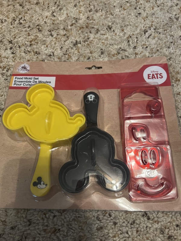 Disney Eats Food Mold Set – Mickey Mouse- New