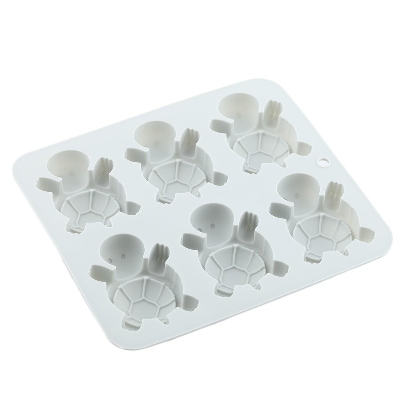 AIBOYA 6 Cavity Turtle Silicone Candy Molds For Candy Chocolate Set Of 2 gallery