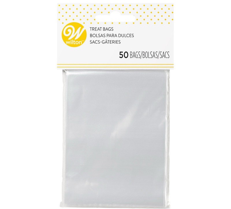 Celebrate It -50 Clear Treat Bags 3”x4”