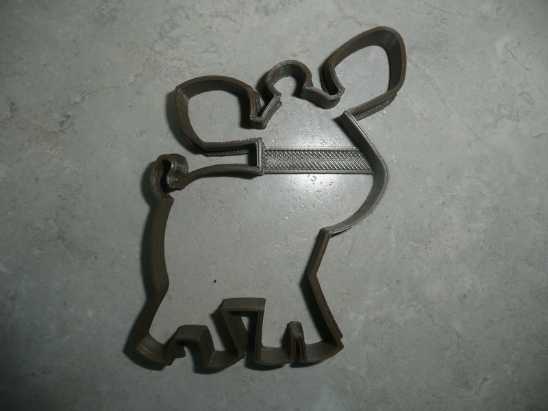 BABY MOOSE OUTLINE WOODLAND CREATURE FOREST ANIMAL COOKIE CUTTER USA PR3639 gallery