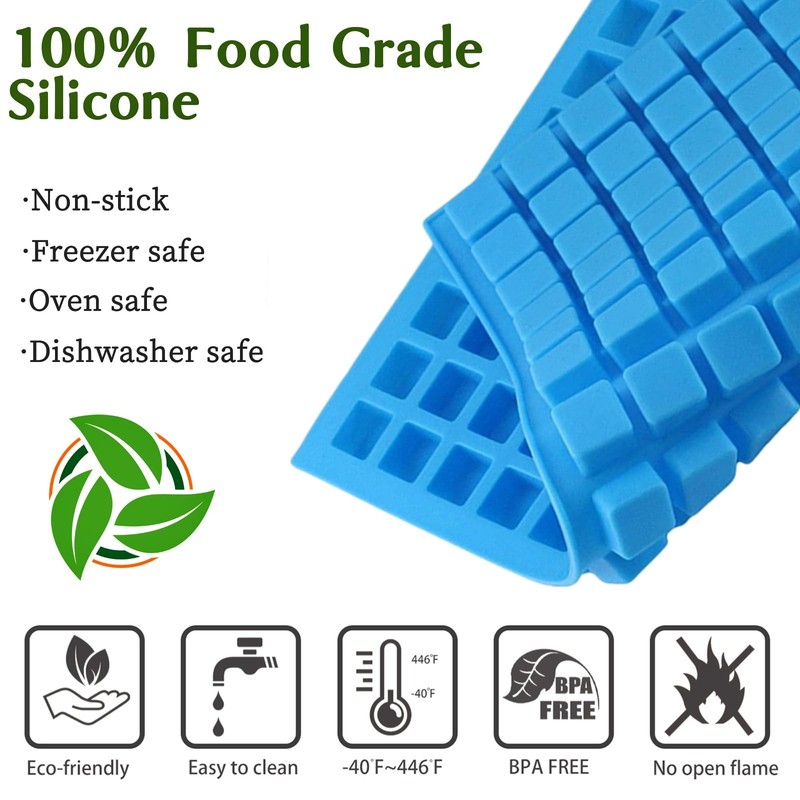 JOERSH Square Candy Molds Silicone Molds for Hard Candy, Gummy, Caramels, Cho... gallery