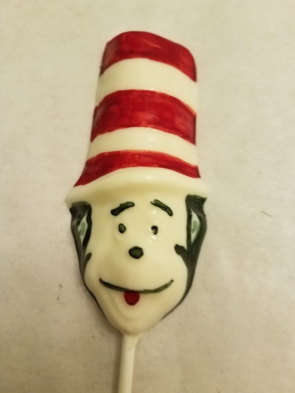 Chocolate Mold - Lollipop - Cat in the Hat gallery