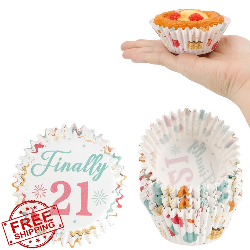 Kiopdse Cupcake Liners,100 pcs Muffin Liners,Cupcake Wrappers,Paper Cupcake L...