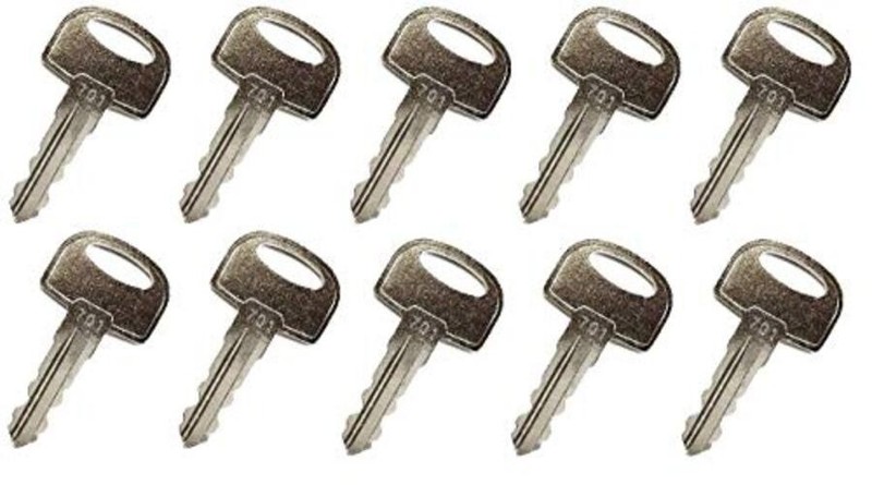 Pack Ignition Keys for Ditch Witch JCB Heavy Equipment 455015-1790, 701 () 10