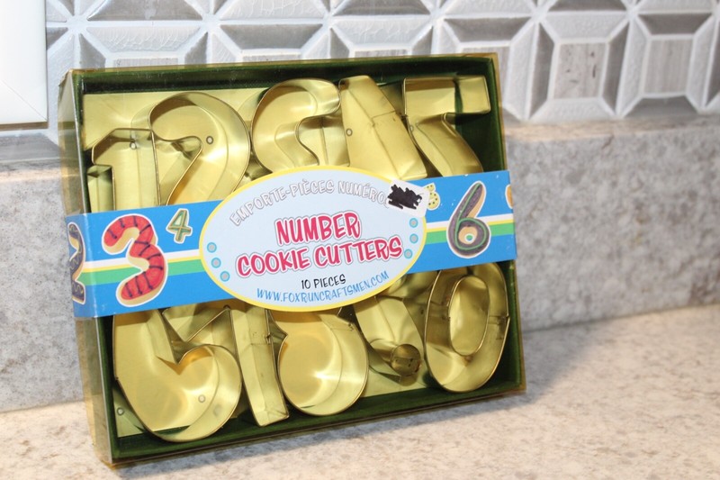 10 Metal Number Cookie Cutters #3640 Numeral/Crafts/Baking/Desserts