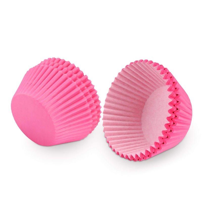 Pink Baking Cups, 100 pieces Paper Cupcake Liners Wrappers Nonstick Muffin Mo... gallery