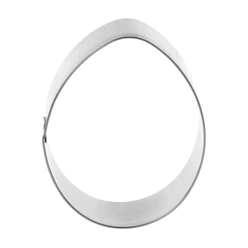 Easter Egg Shape Stainless Steel Cookie Cutter Cake Baking Chocolate Mold Fondan
