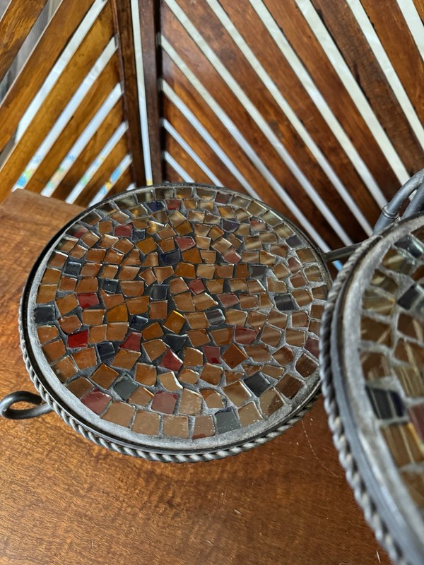 Mosaic 3 Tier Foldable Stand Stacking Cake Or Plant Stand gallery