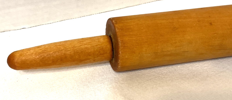Wooden Rolling Pin American 7" Pin w/Handles Baking Cooking Cookies Pizza Pie -P gallery