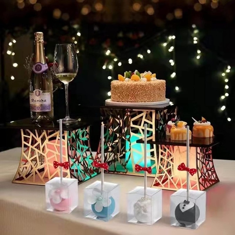 50 Pack 1 3/4" x1 3/4"x2"Clear Cake Pop Boxes Packaging with Holes Chocolate ... gallery