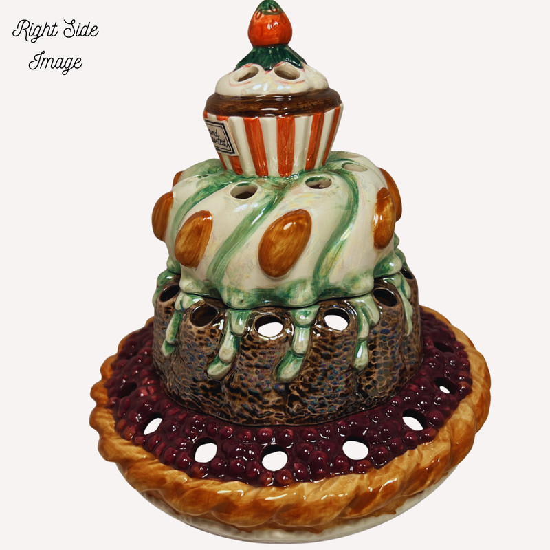 Cake Pop Stand 43 Hole Ceramic Lollipop Holder Display Vintage Dept. 56 gallery