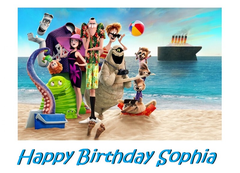 Hotel Transylvania 3 Edible Cake Topper Decoration