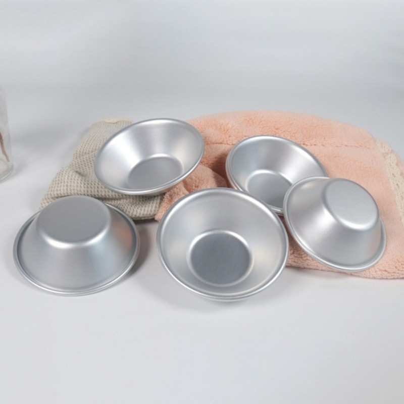 10 PCS Tart Pans Mini Molds Pastry Mold Aluminum Alloy Material Eggs Tart Molds gallery