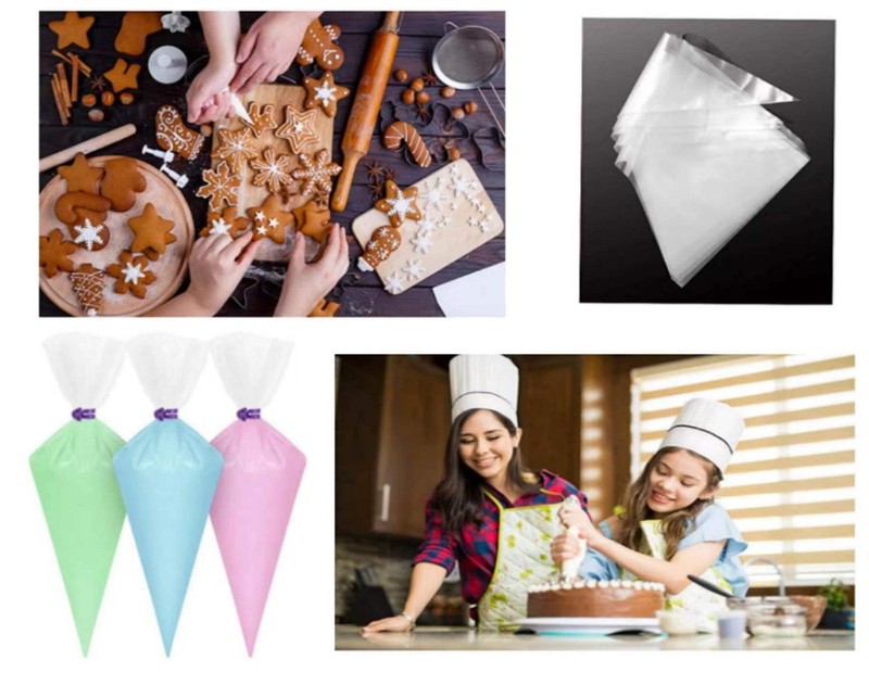 500 Pcs Disposable Icing Piping Bags 12 Inch Pastry Frosting Bags for Cake Decor gallery
