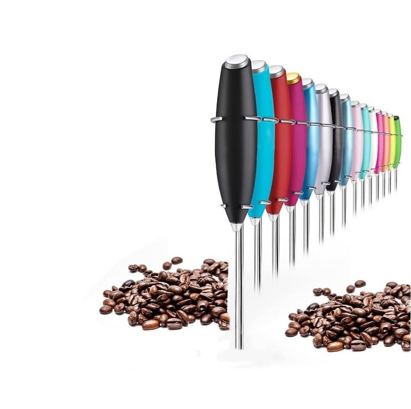 Household Small Handheld Mini Egg Beater Automatic Cream Beater Coffee Mixer ... gallery