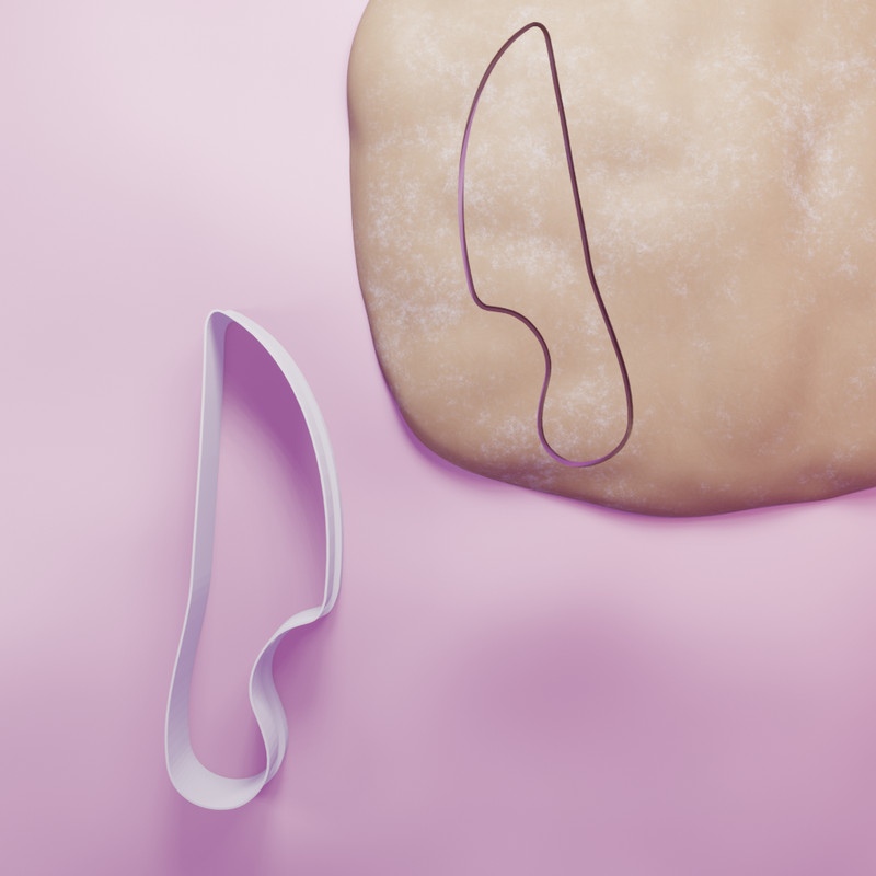 Kitchen Knife Cookie Cutter