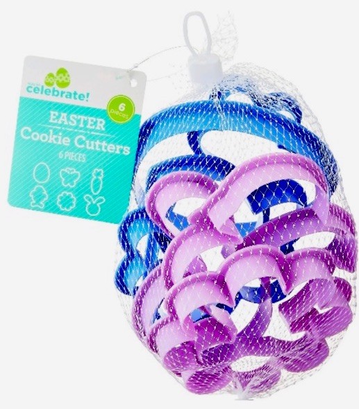 Way To Celebrate! Easter Spring Cookie Cutter 6 Different Shapes 4″x4″ Brand New