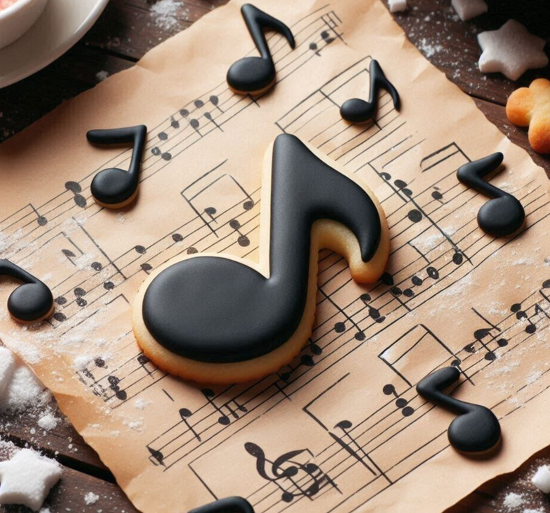 Music Note 3” Cookie Cutter Metal
