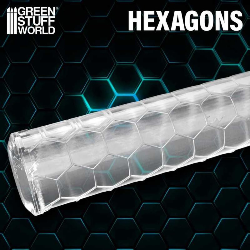 Green Stuff World Green Staff World Rolling Pin Hexagonal Paving Stones gallery