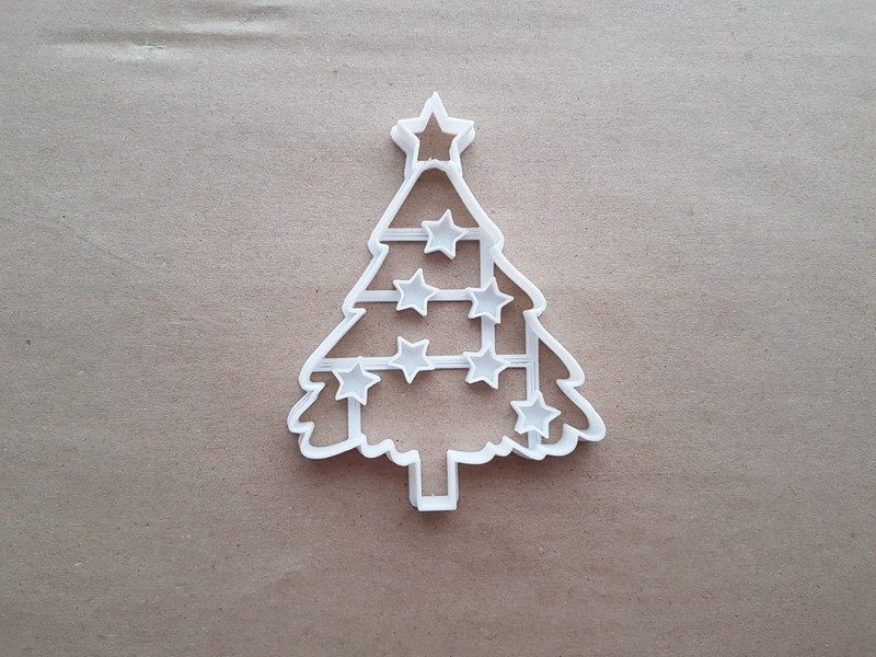 Christmas Tree Star Xmas Shape Cookie Cutter Dough Biscuit Pastry Fondant Sharp gallery