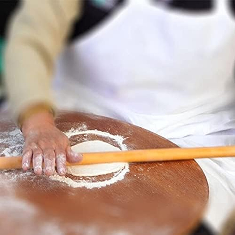 Wooden Rolling Pin For Baking - Turkish Oklava Dough Roller for Cookies, Pastry, gallery