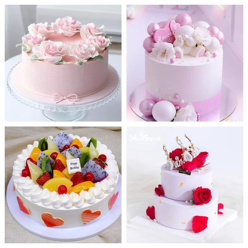 Cake Smoothing Coating Machine Cakes Plastering Cream Coating Filling Machine gallery
