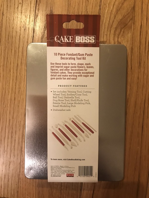 Cake Boss 10 Piece Fondant Decorating Kit (NEW) QTY :3