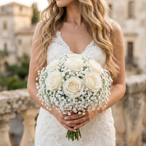 Babys Breath Artificial Flowers Baby Breath Flowers Artificial 18 Pcs White gallery