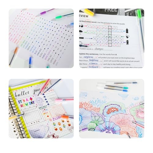28Pcs Colored Bible Pens No Bleed Through,0.5mm Fine Point Smooth 0316-28 gallery
