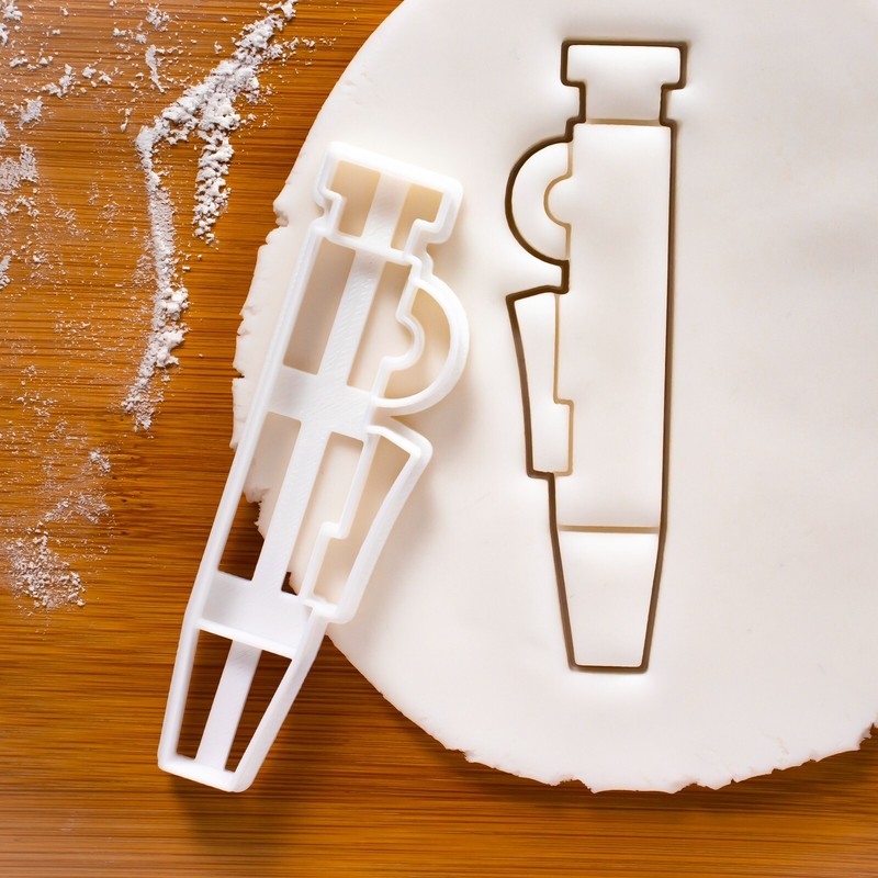 Set of 3 Pipette Cookie Cutters - Micropipette Pump Microbiology Biology science gallery