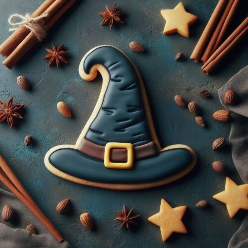 7 Piece Witch and Wizard Cookie Cutter Set Metal gallery