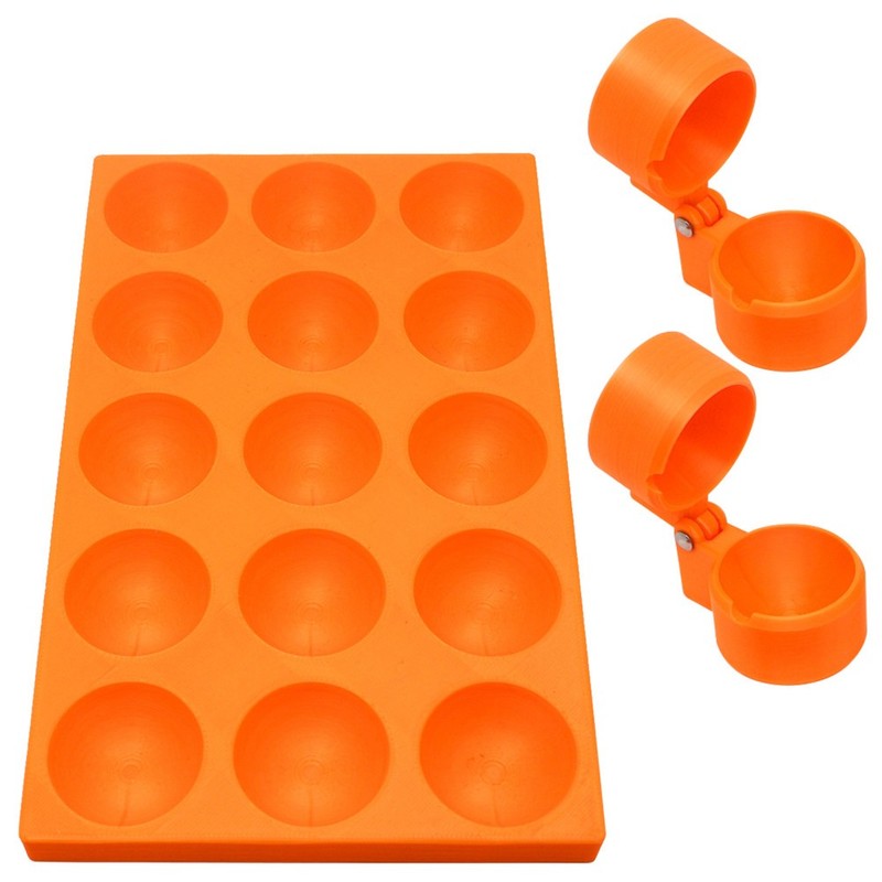 Cake Maker Kit: Food Grade & Non-Stick 2pcs Sphere Shape Cutter Press & 1pc gallery