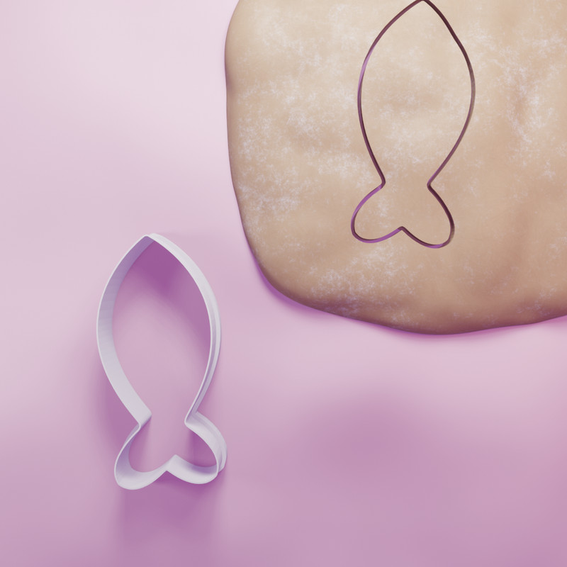 Simple Fish Cookie Cutter