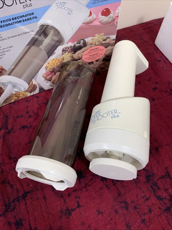 Super Shooter Plus Proctor Silex Cordless Cookie Press Food Decorator GO153 gallery
