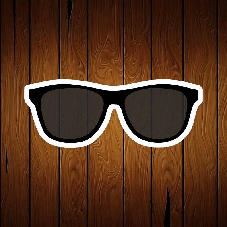 Sunglasses Cookie Cutter – 3D Printed Food Safe PLA Plastic