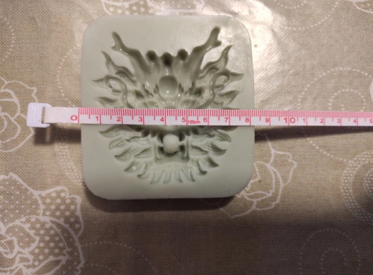 Asian Dragon Reusable Silicone Mold Resin Charm Craft Fondant Gumpaste Chocolate gallery